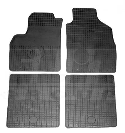 LKQ KHD 213685 Floor mats LKQ rubber FIAT 500 (312), PANDA (169), KHD 213685, set 4 pcs. KHD213685