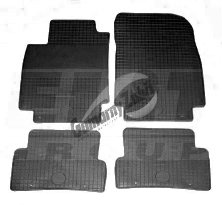 LKQ KHD 214659 Floor mats LKQ rubber RENAULT CLIO III (BR0/1, CR0/1, KR0/1), RENAULT CLIO IV (BH, KH_), MODUS/GRAND MODUS (F/JP0), KHD 214659, set 4 pcs. KHD214659