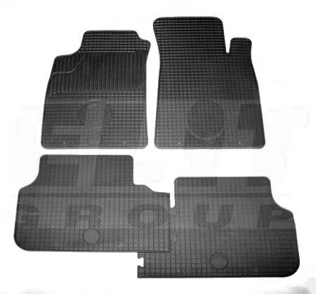 LKQ KHD 211810 Floor mats LKQ rubber RENAULT MEGANE Scenic (JA0/1), SCENIC I (JA0/1, FA0), KHD 211810, set 4 pcs. KHD211810