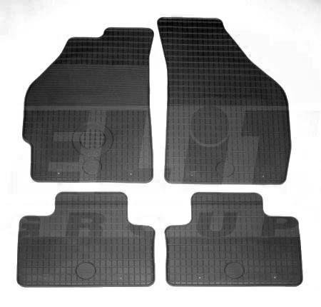LKQ KHD 211835 Floor mats LKQ rubber FIAT PUNTO (188), KHD 211835, set 4 pcs. KHD211835