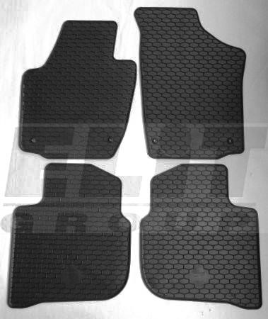 LKQ KHD 217884 Floor mats LKQ rubber SEAT TOLEDO IV (KG3), RAPID (NH3), RAPID Spaceback (NH1), KHD 217884, set 4 pcs. KHD217884