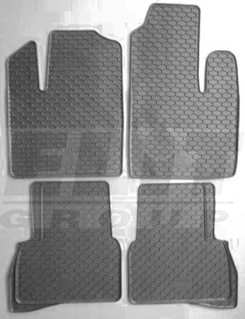LKQ KHD 217976 Floor mats LKQ rubber FIAT DOBLO (223, 119), KHD 217976, set 4 pcs. KHD217976