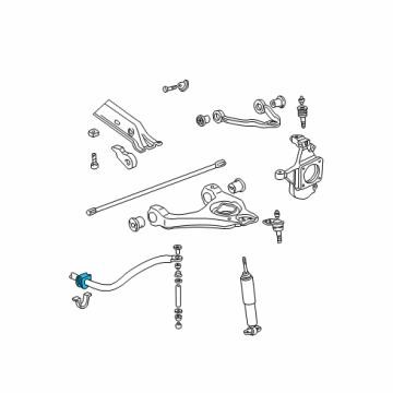 Bearing Bush, stabiliser General Motors 14062929