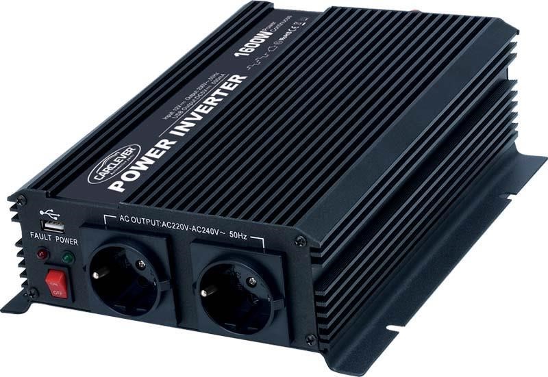 STUALARM DO STU351612 Voltage converter STUALARM 12V/230V, 1600W, USB DOSTU351612