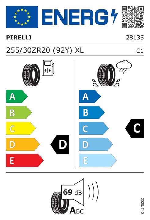 Passenger Summer Tyre Pirelli P Zero Corsa 255&#x2F;30 R20 92Y XL Pirelli 2813500