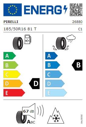 Passenger Winter Tyre Pirelli Cinturato Winter 185&#x2F;45 R16 81T Pirelli 2688000