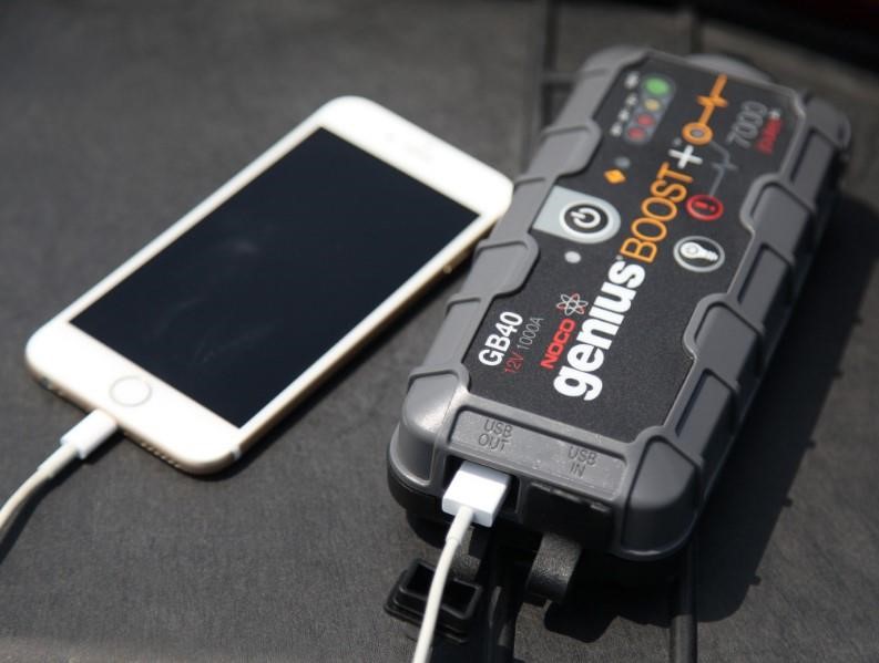 Starter NOCO BOOST PLUS GB40 12V 1000A, UltraSafe Lithium, USB Power Bank (6l petrol/3l diesel) Noco GB40