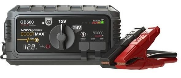 Noco GB500+ Starter NOCO BOOST MAX GB500+ 12V/24V 6250A, UltraSafe Lithium, USB Power Bank (45l+ petrol/diesel) GB500