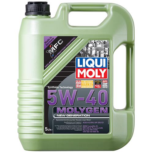 Engine oil Liqui Moly Molygen New Generation 5W-40, 5L Liqui Moly 8536