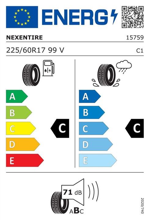 Passenger Summer Tyre Nexen N&#39;Blue HD Plus 225&#x2F;60 R17 99V Nexen 15759