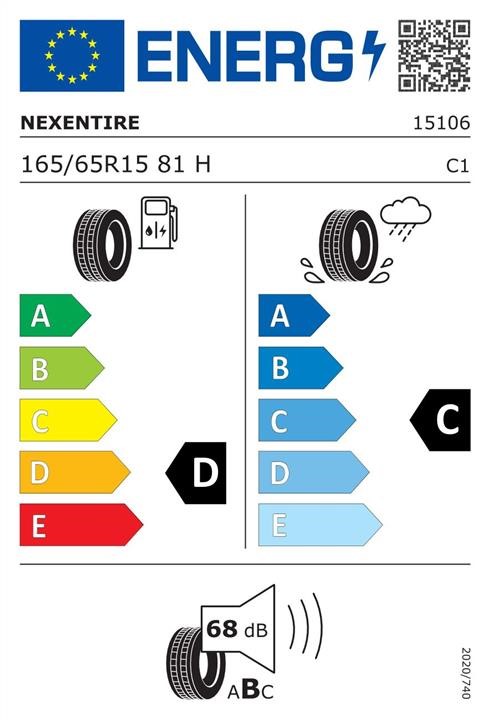 Passenger Summer Tyre Nexen N'Blue HD Plus 165/65 R15 81H Nexen 15106