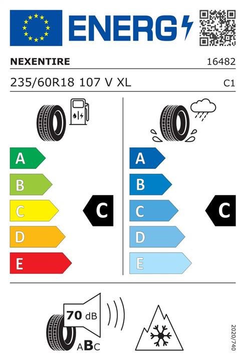 Nexen Passenger Allseason Tyre Nexen N&#39;Blue 4 Season 235&#x2F;60 R18 107V XL – price 594 PLN