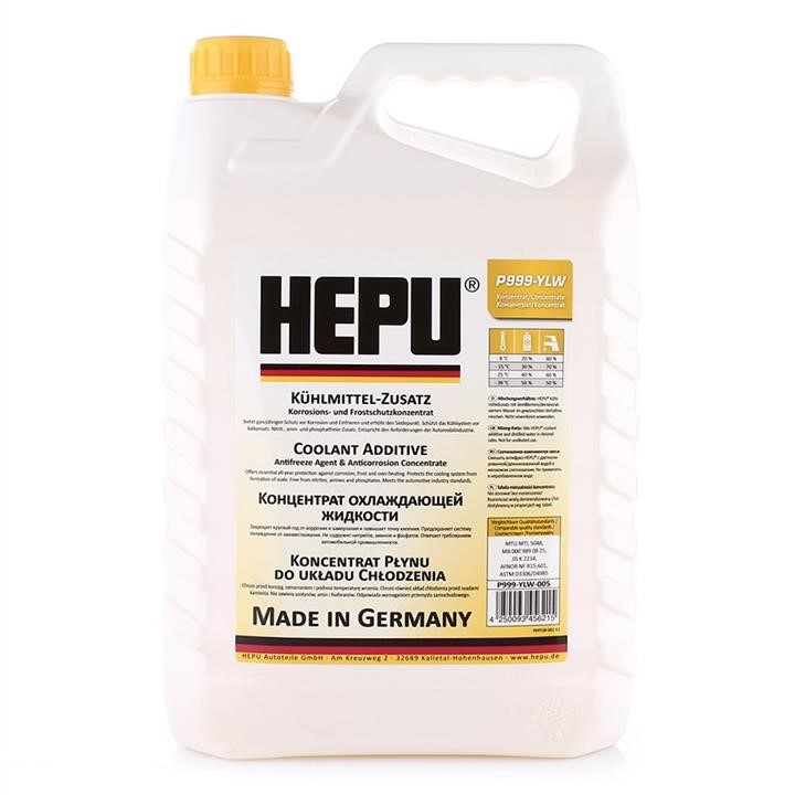 Hepu P999-YLW-005 Antifreeze HEPU G11 yellow, concentrate, 5l P999YLW005
