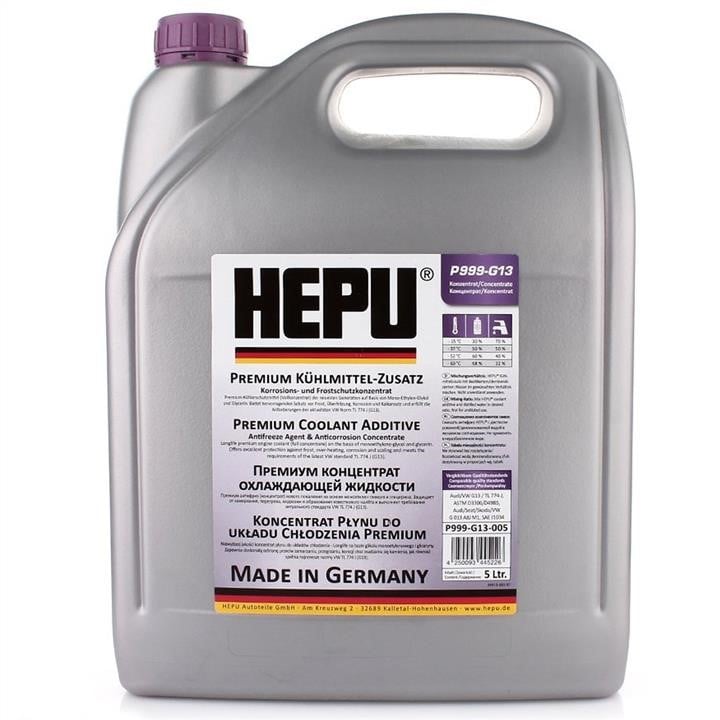 Hepu P999-G13-005 Antifreeze HEPU G13 purple, concentrate, 5l P999G13005
