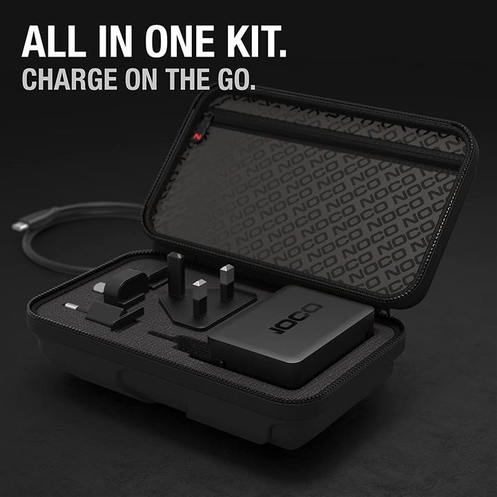 Charger USB-C 65W 2A, for NOCO Boost X GBX45, GBX55, GBX75, GBX155 UltraSafe Lithium Jump Starter Noco U65