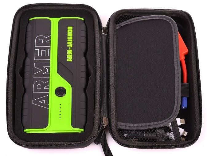 Armer ARM-JA16000 Starting charger ARMER booster, 16000 mAh, 12V, 800A (starting current), USB Power Bank ARMJA16000