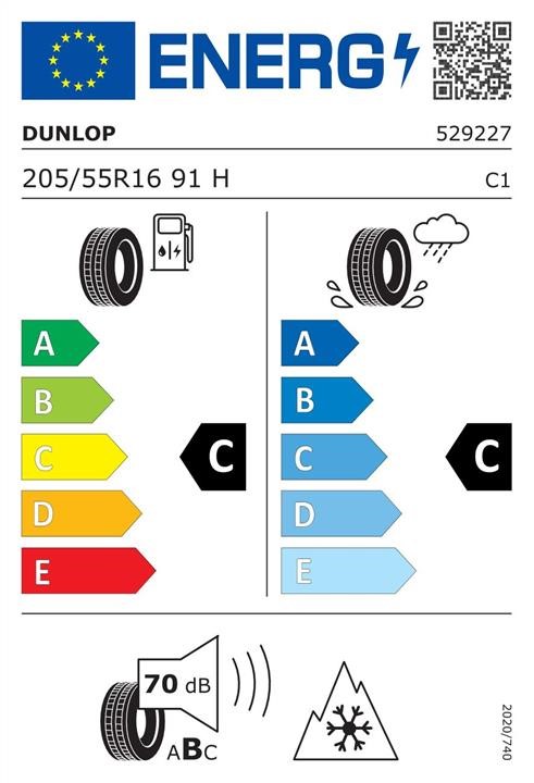 Passenger Winter Tyre Dunlop SP Winter Sport 4D 205&#x2F;55 R16 91H Dunlop 526930