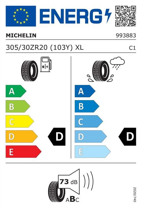 Michelin Passenger Summer Tyre Michelin Pilot Sport Cup 2 305&#x2F;30 R20 103Y – price 2460 PLN