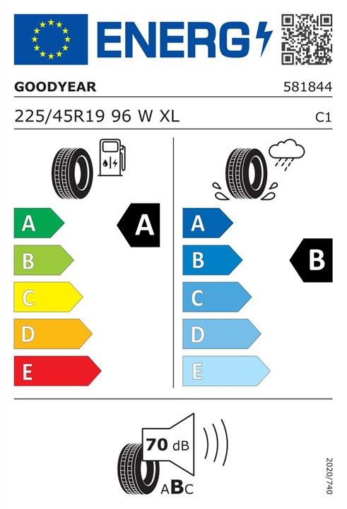 Passenger summer tire Goodyear Eagle F1 Asymmetric 5 225&#x2F;45 R19 96W XL Goodyear 549691