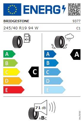 Passenger Summer Tyre Bridgestone Turanza T005 245/40 R19 94W Bridgestone 9377