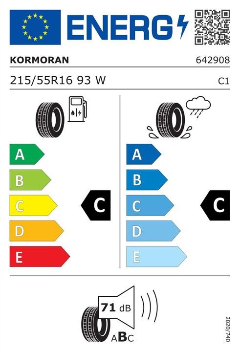 Passenger Summer Tyre Kormoran Road Performance 215/55 R16 93W Kormoran 642908
