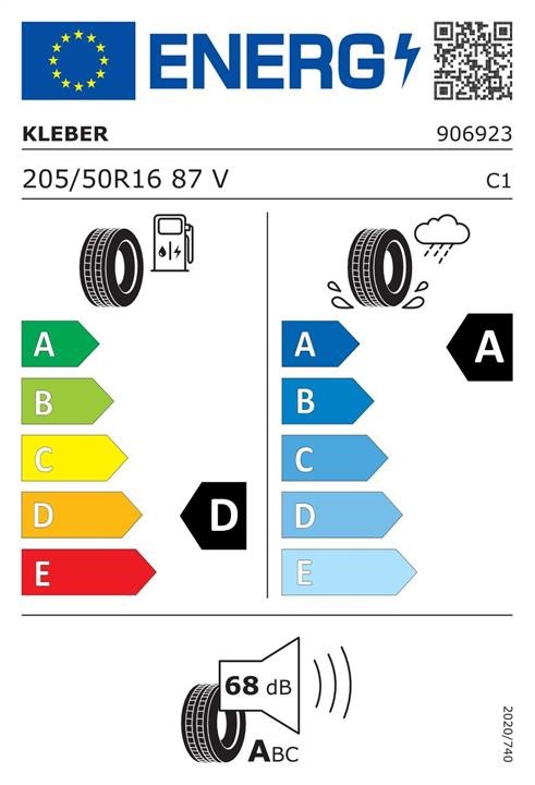 Passenger Summer Tyre Kleber Tyres Dynaxer HP4 205/50 R16 87V Kleber Tyres 906923