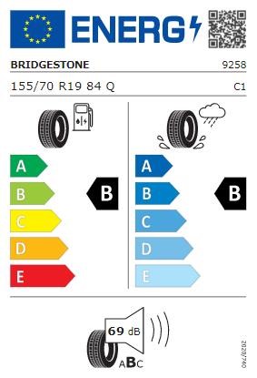 Passenger Summer Tyre Bridgestone Ecopia EP500 155/70 R19 84Q Bridgestone 9258