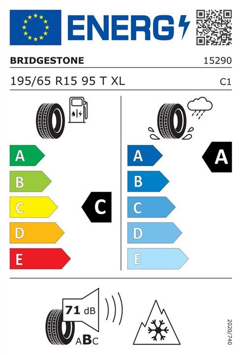 Passenger Winter Tyre Bridgestone Blizzak LM005 195/65 R15 95T XL Bridgestone 15290