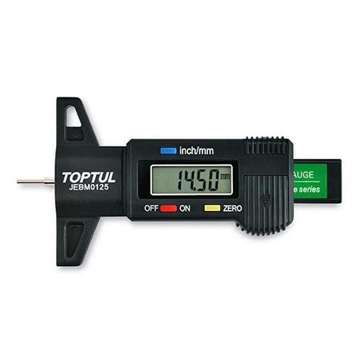 JEBM0125 Toptul Tester, tyre pressure/tread depth