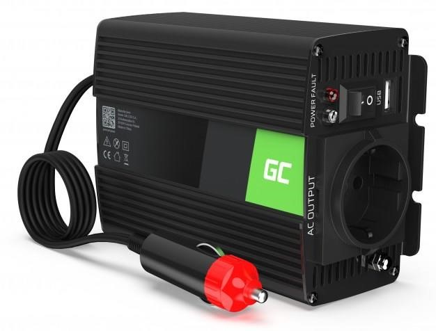 Green Cell INV06 Voltage converter (inverter) Green Cell 12V to 230V 150W/300W Modified sine wave INV06