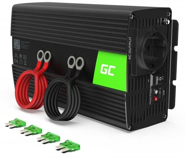 Green Cell INV09 Voltage converter (inverter) Green Cell 12V to 230V 1000W/2000W Pure sine wave INV09