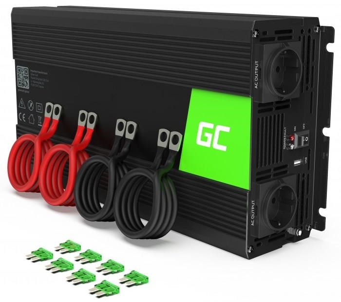 Green Cell INV12 Voltage converter (inverter) Green Cell 12V to 230V 3000W/6000W Modified sine wave INV12