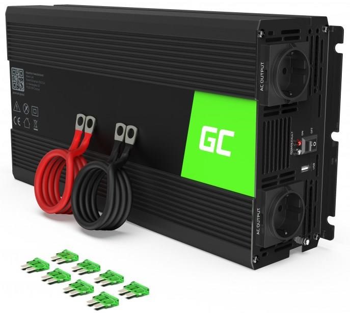 Green Cell INV22 Voltage converter (inverter) Green Cell 12V to 230V 1500W/3000W Pure sine wave INV22