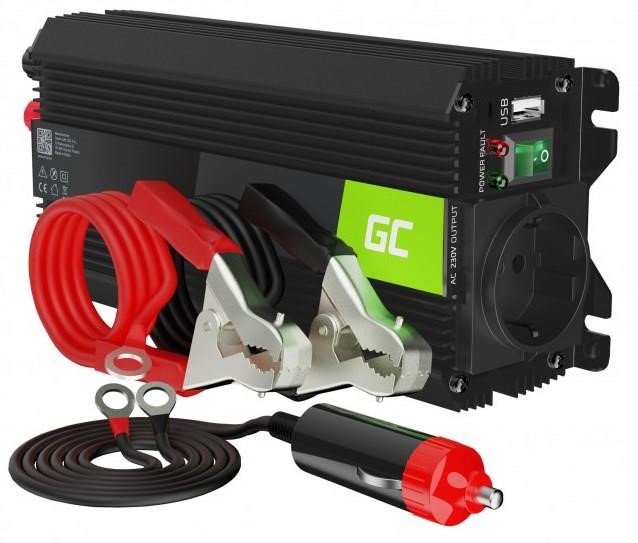 Green Cell INVGC03 Voltage converter (inverter) Green Cell PRO 12V to 230V 500W/1000W Modified sine wave INVGC03