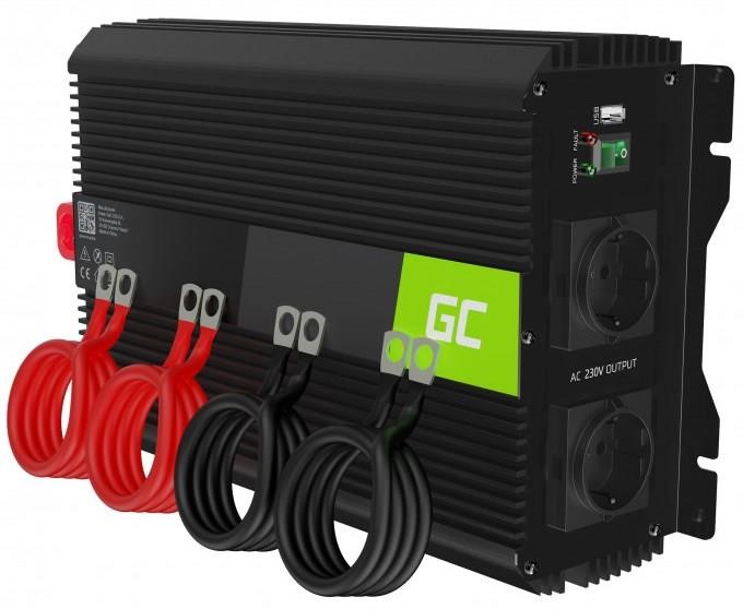 Green Cell INVGC12 Voltage converter (inverter) Green Cell PRO 12V to 230V 3000/6000W Modified sine wave INVGC12