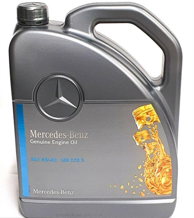 Mercedes A 000 989 52 04 13 FIFE Engine oil Mercedes Genuine Engine Oil 5W-40, 5L A000989520413FIFE