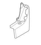 86841H0500 Hyundai/Kia Mudguard rear left