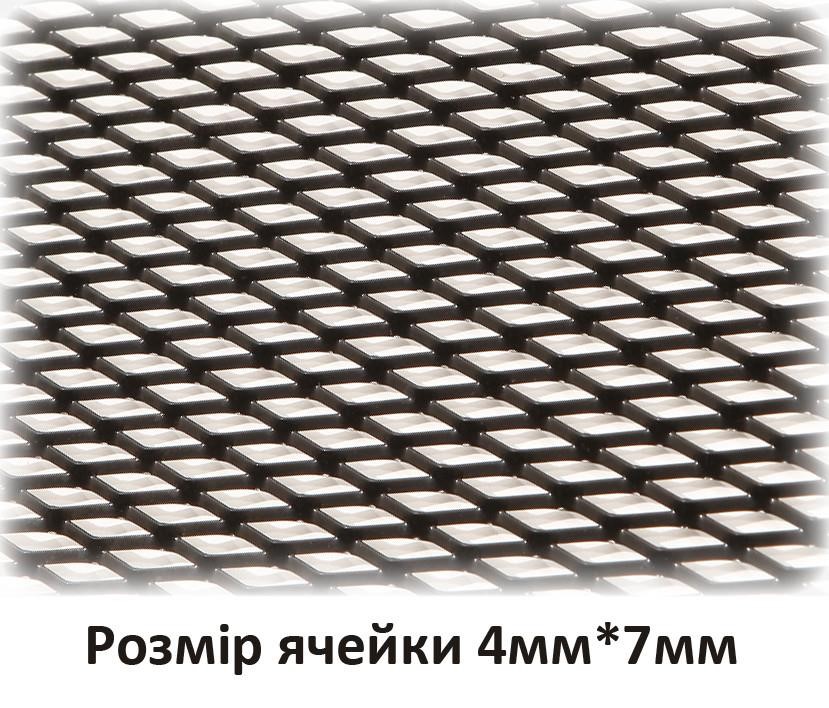 Poputchik 151-103-2 Decorative protective mesh for radiator №2 black 100x30 cm 1511032
