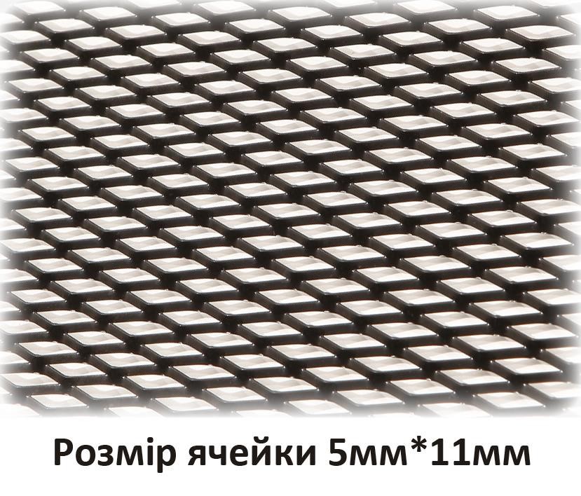 Poputchik 151-103-3 Decorative protective mesh for radiator №3 black 100x30 cm 1511033