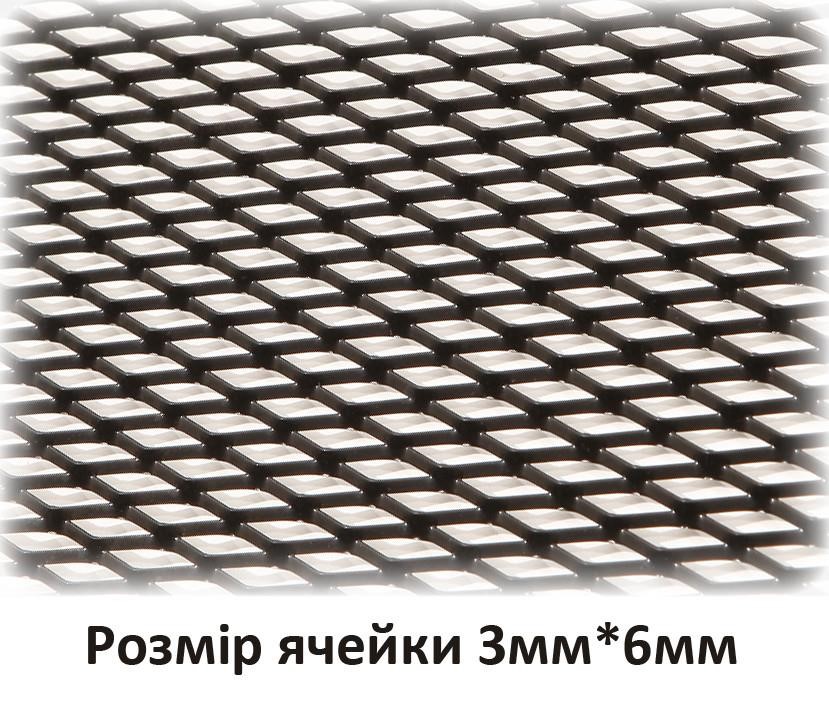 Poputchik 151-102-1 Decorative protective mesh for radiator №1 black 100x20 cm 1511021