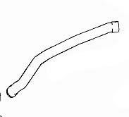 Mercedes A 651 010 13 82 Breather Hose for crankcase A6510101382