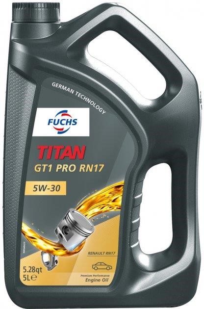 Fuchs 601884542 Engine oil Fuchs TITAN GT1 PRO RN17 5W-30, 5L 601884542