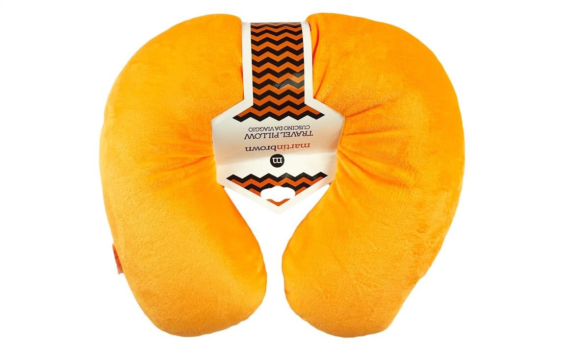 Martin Brown 79003O-IS Travel headrest pillow 30x30 cm, orange 79003OIS
