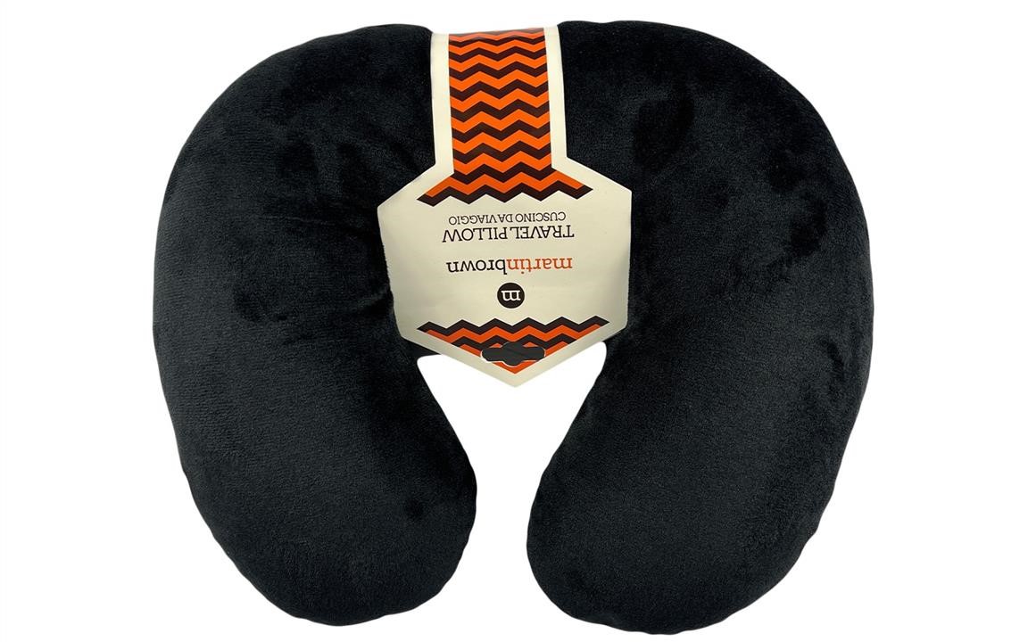 Martin Brown 79003B-IS Travel headrest pillow 30x30 cm, black 79003BIS