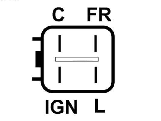 Alternator regulator AS-PL ARE5022