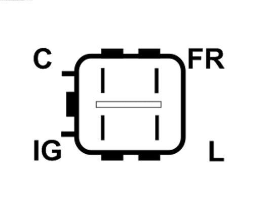 Alternator regulator AS-PL ARE6107