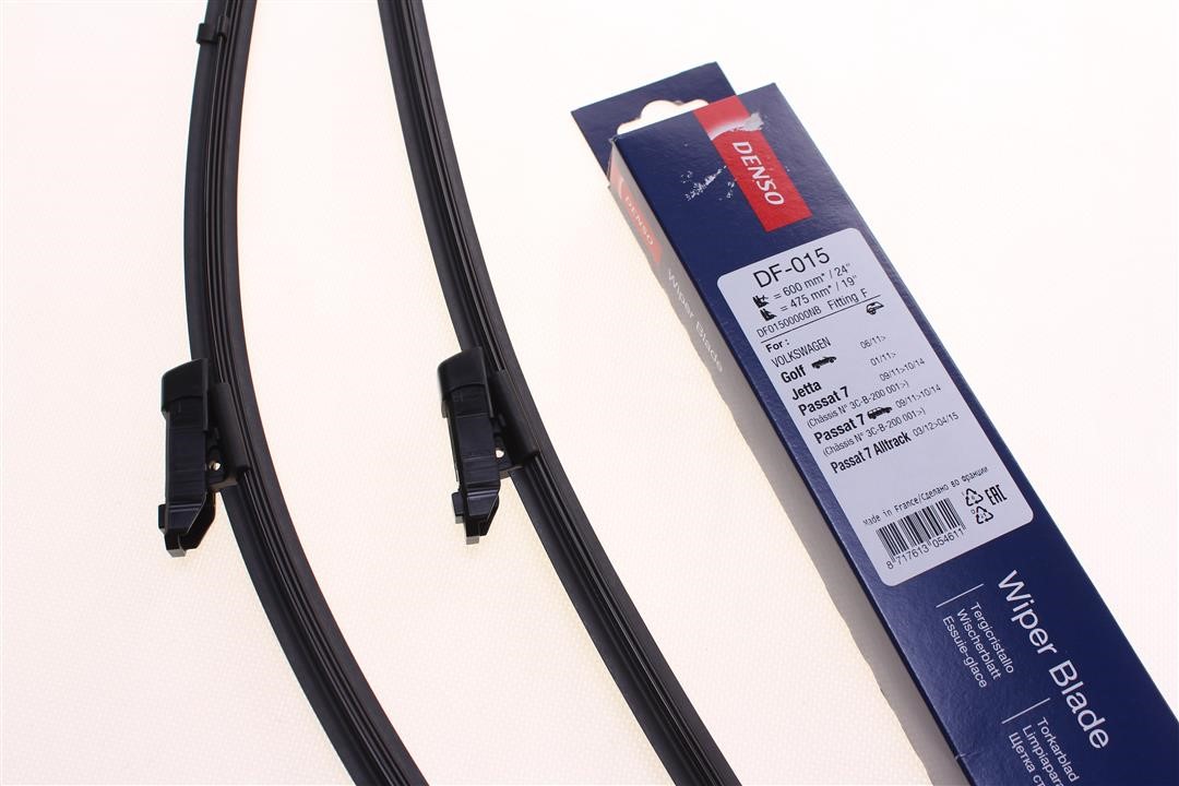 Denso Flat Frameless Wiper Brush Set 600/475 DENSO DF-015