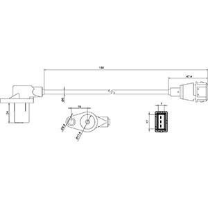 Crankshaft position sensor Cargo 151079