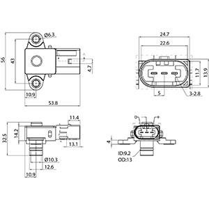 MAP Sensor Cargo 182736