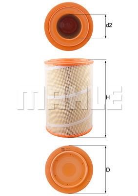 Wilmink Group WG1216162 Air filter WG1216162